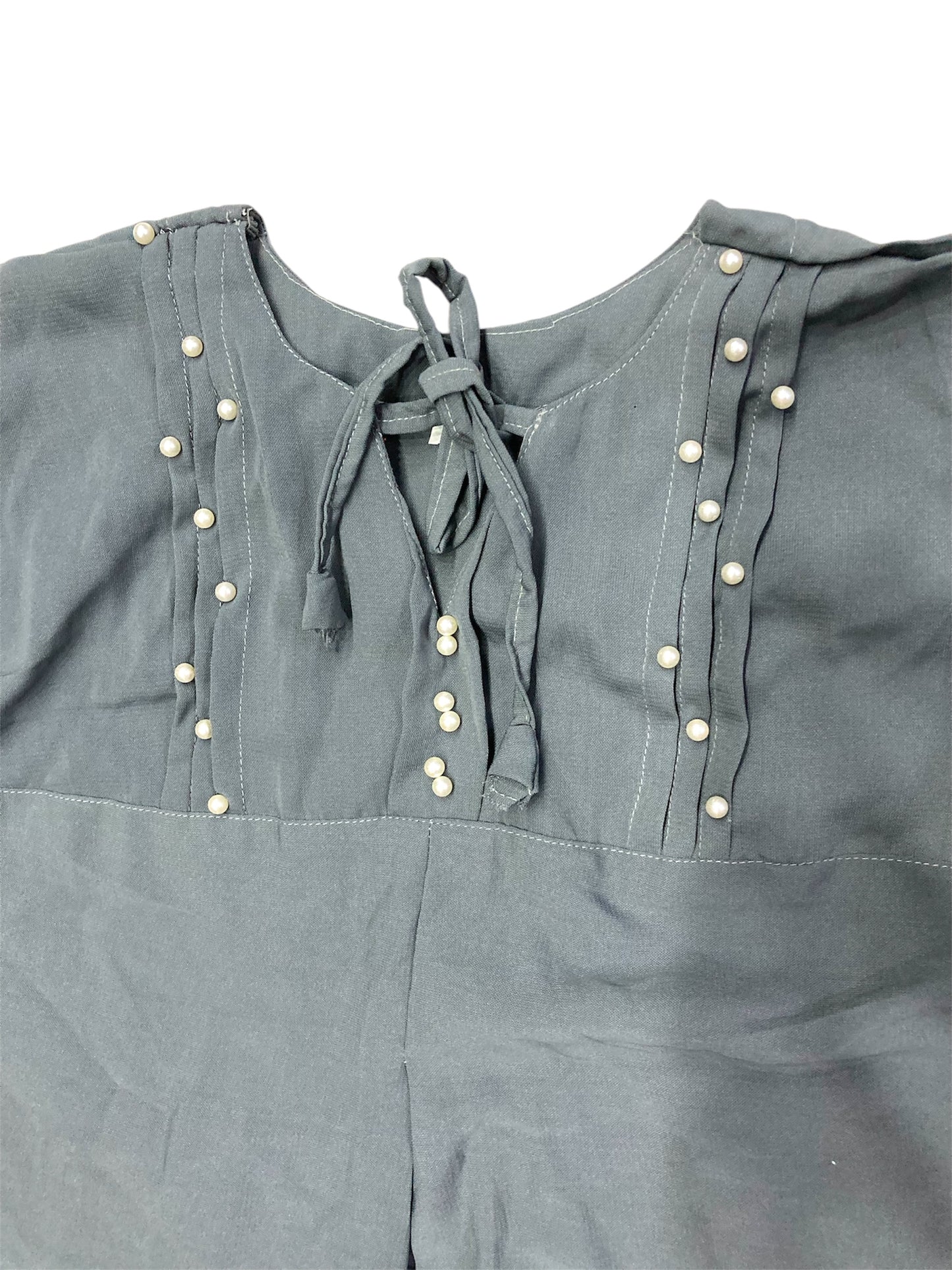Pearl Pleated Top