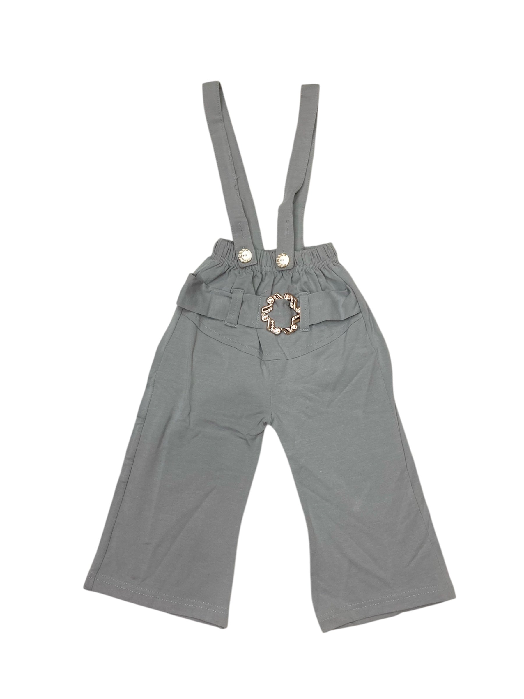 Girls Romper Suit - Grey