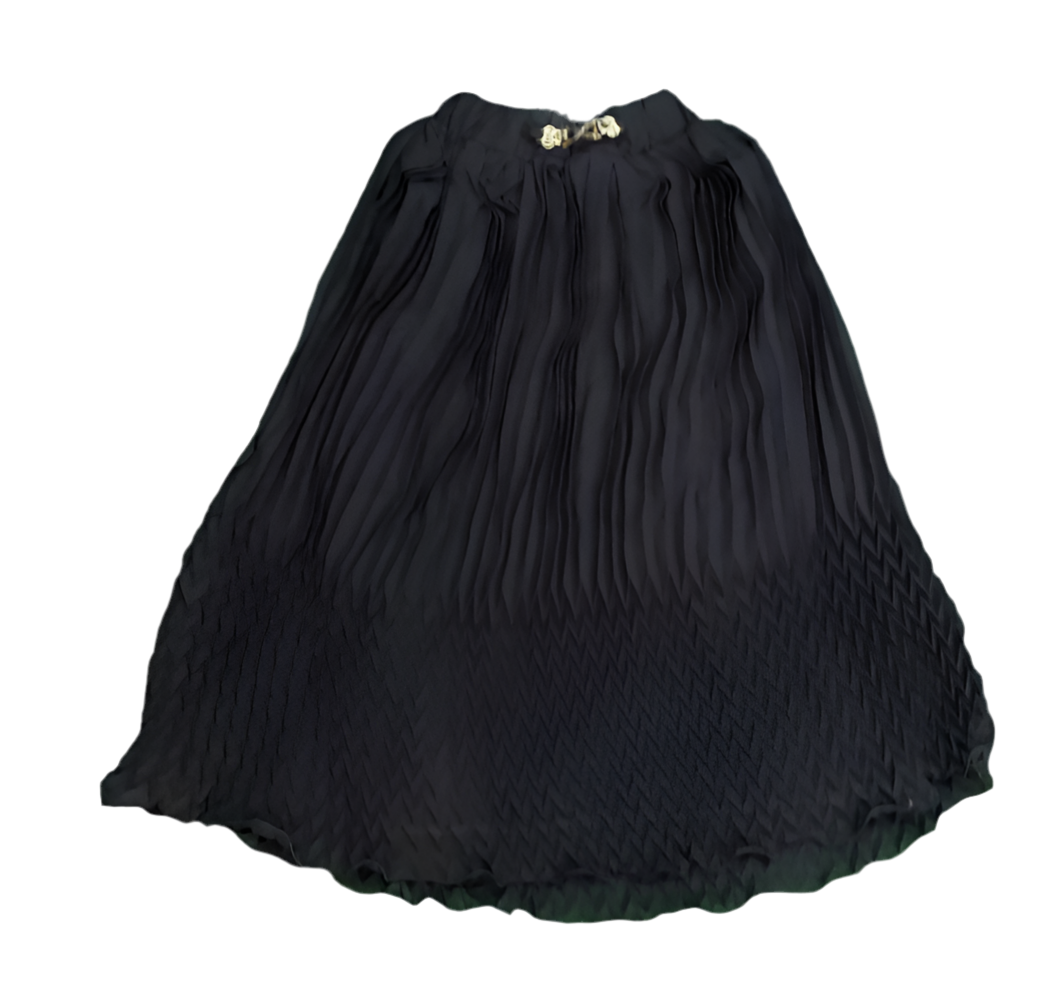 Girls Long Skirt - Black