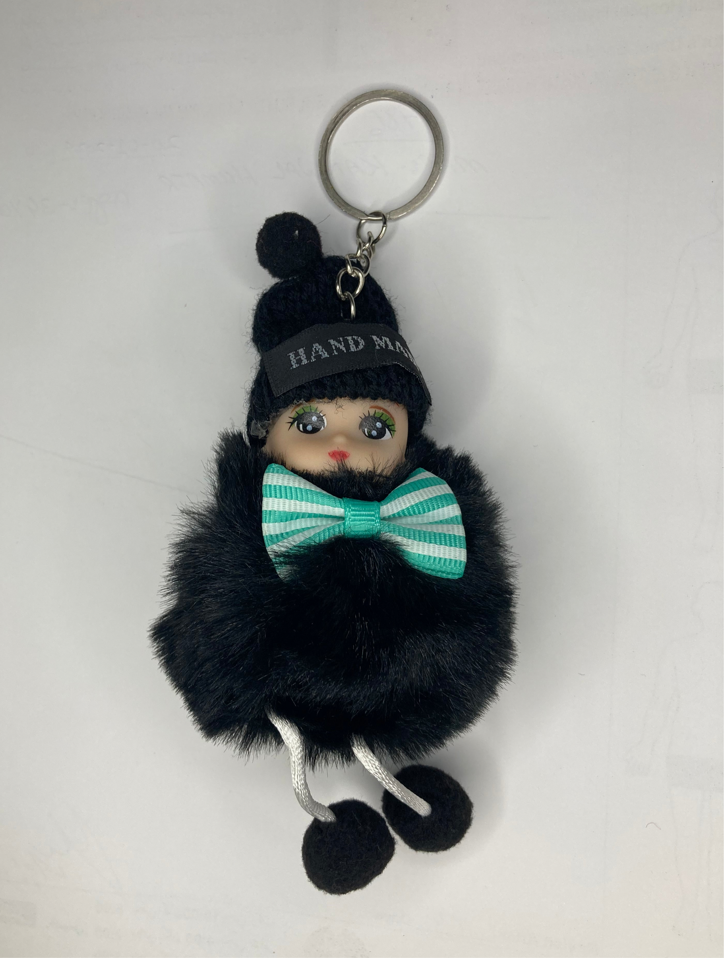 Cute Doll Keychain - Black