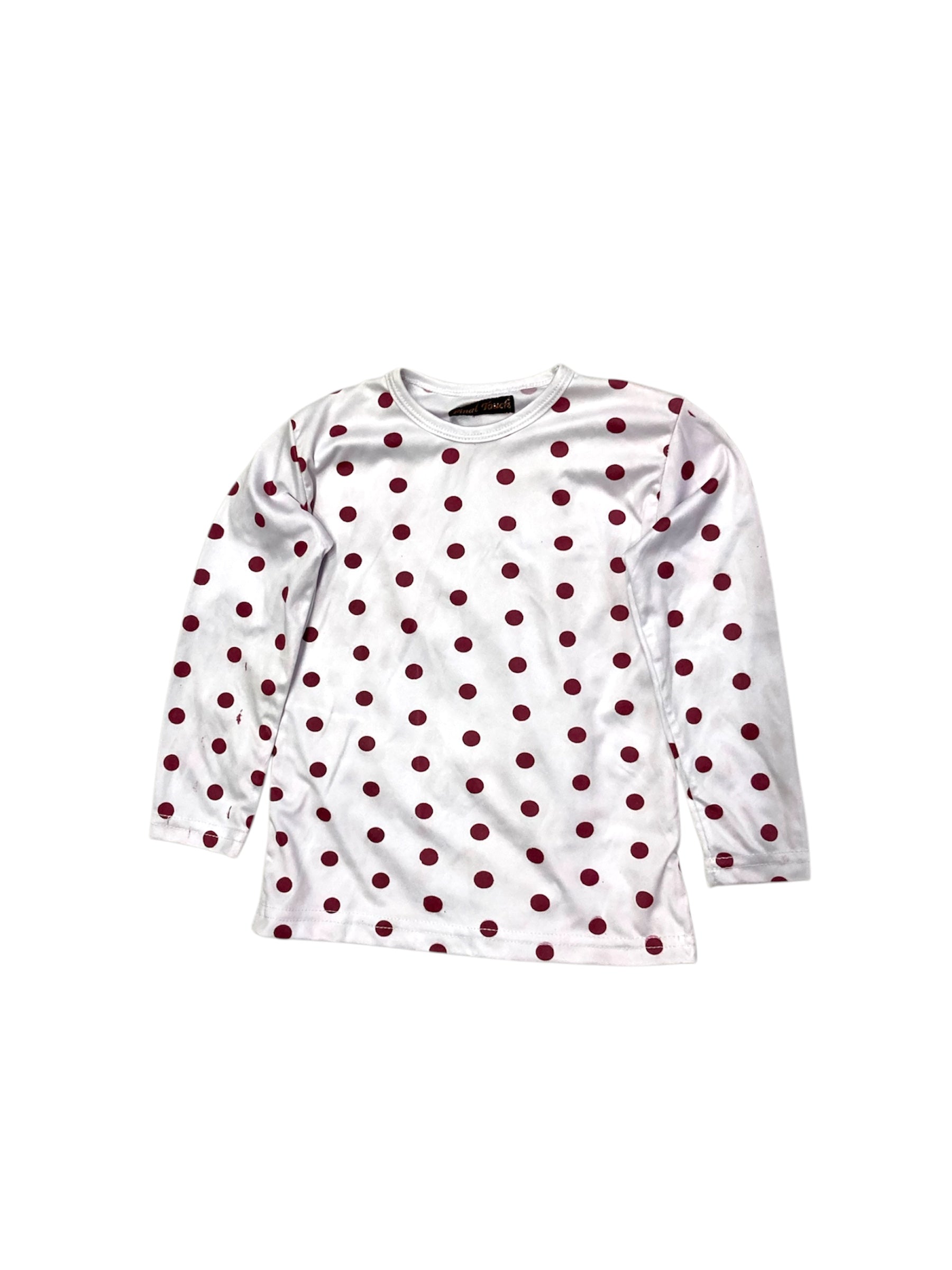Girls Princess Top - Maroon