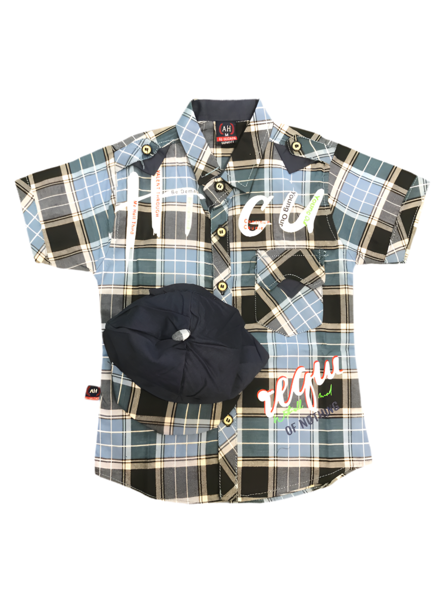 Boys Casual Check Shirt