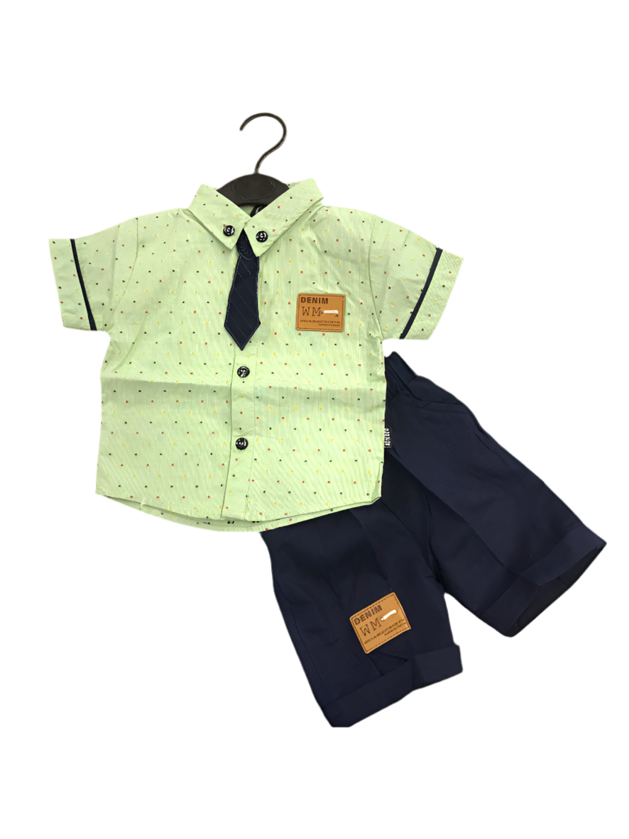 Baby Boy Tie Style Suit 2pc