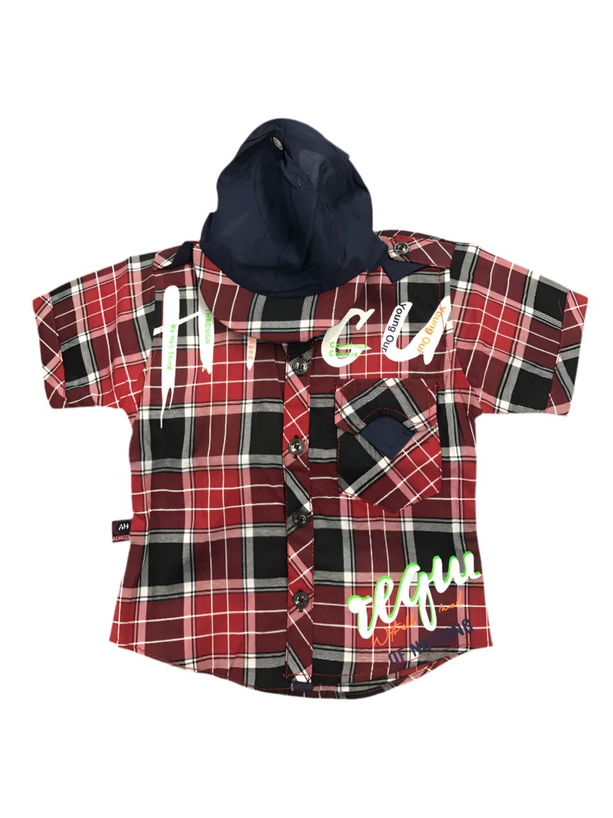 Boys Casual Check Shirt