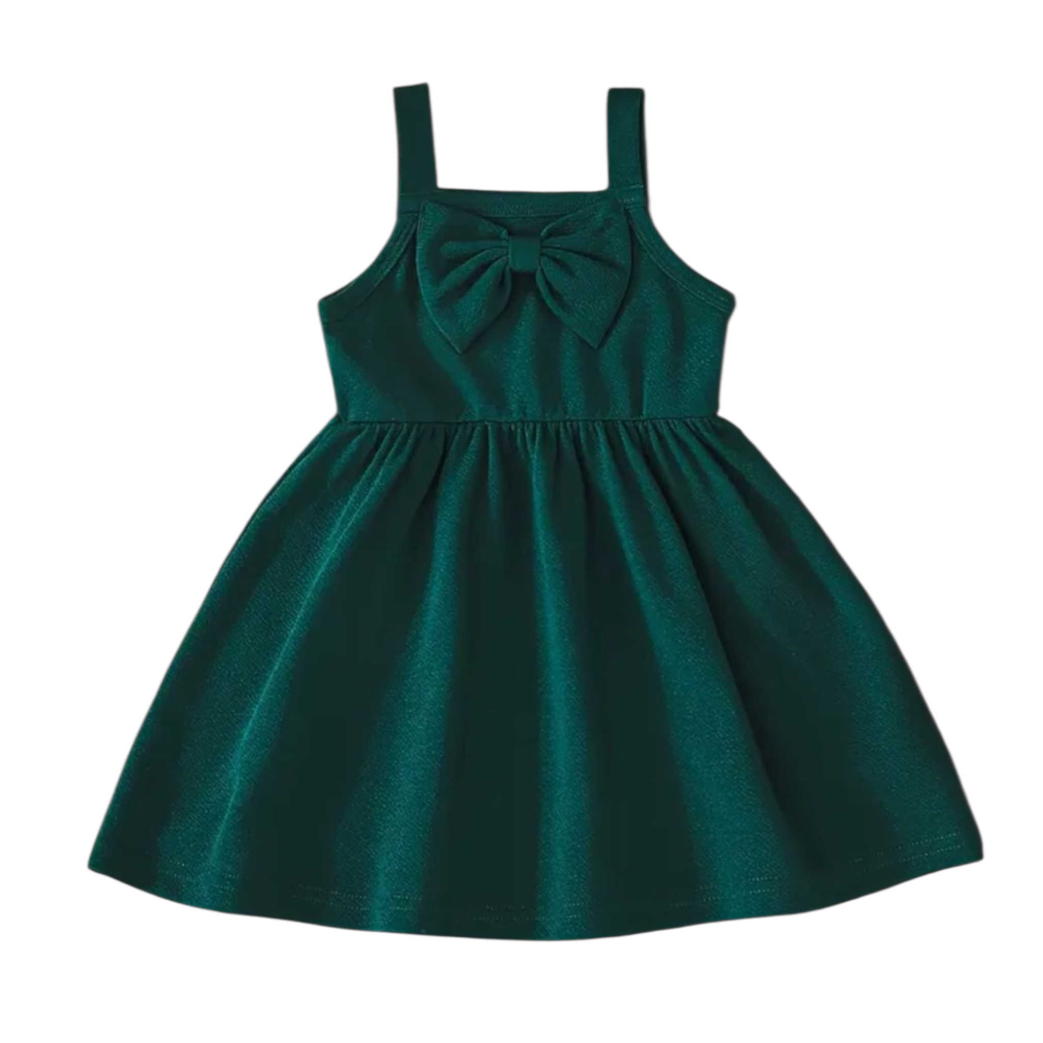 Girls Azadi Green and White Frock - Set of 2