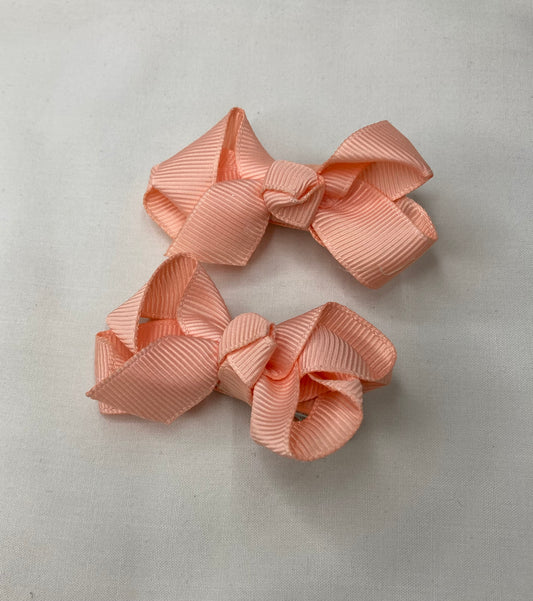 Girls Bow Pins - BabyPink