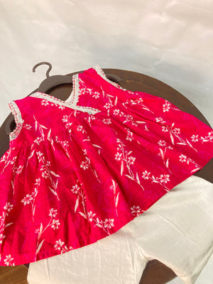 Girls Barbie Vibes Frock Set