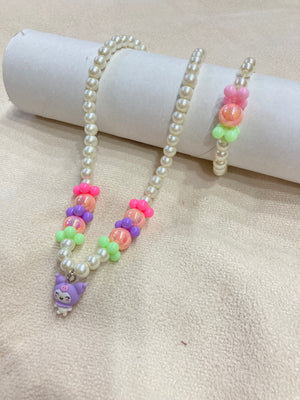Girls Beaded Kuromi Mala Set