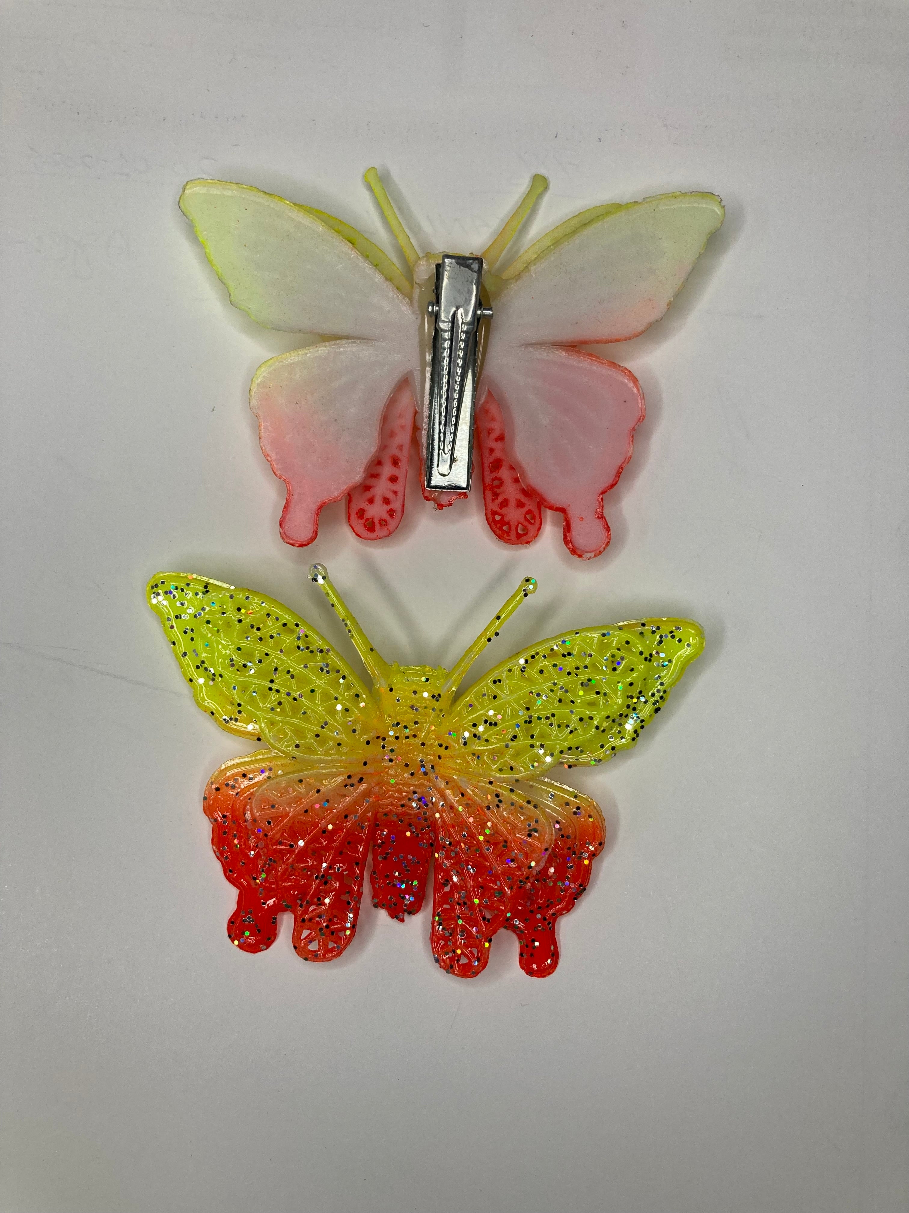 Fancy Butterfly Alligator Pins