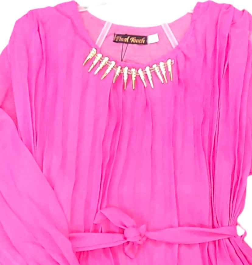 Girls Chiffon Top - Pink