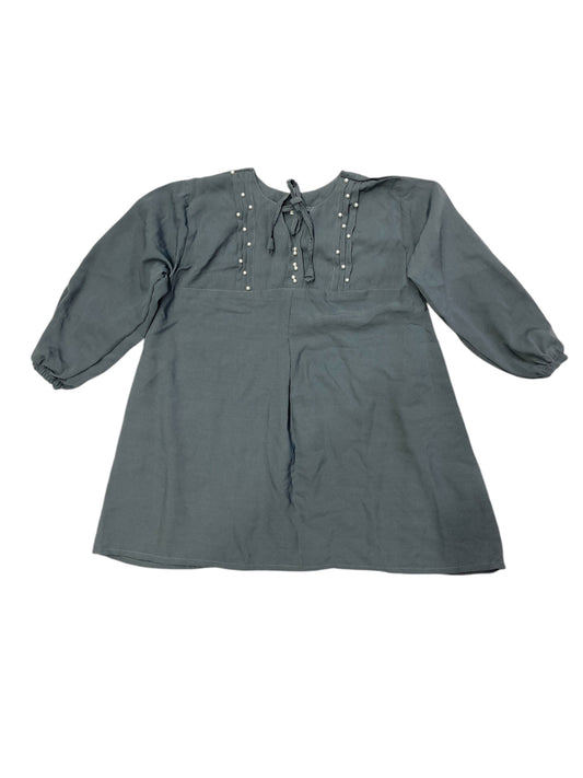Pearl Pleated Top