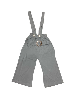 Girls Romper Suit - Grey