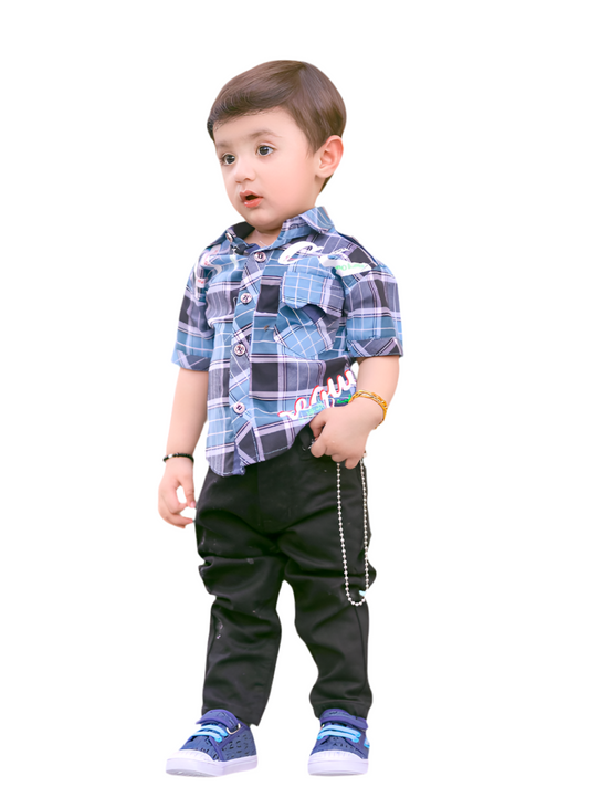 Boys Casual Check Shirt