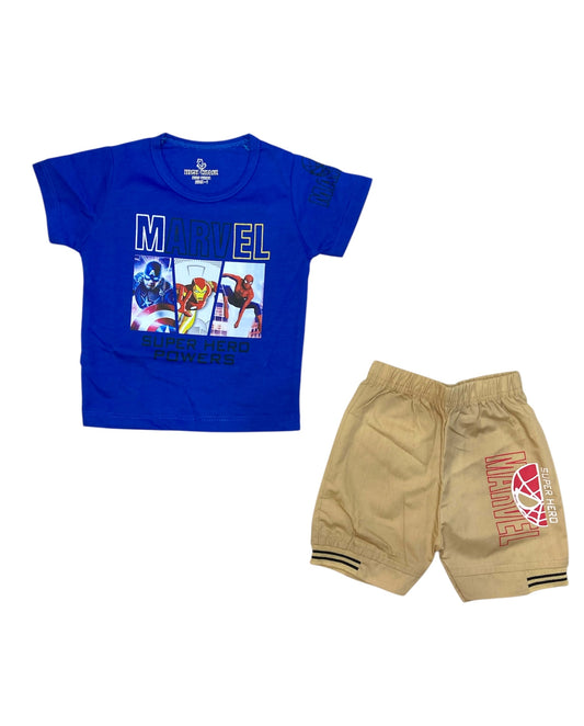 Infant Boys Marvel Suit 2pc - Blue