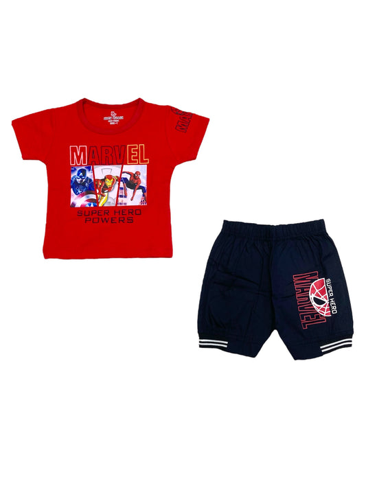 Infant Boys Marvel Suit 2pc - Red