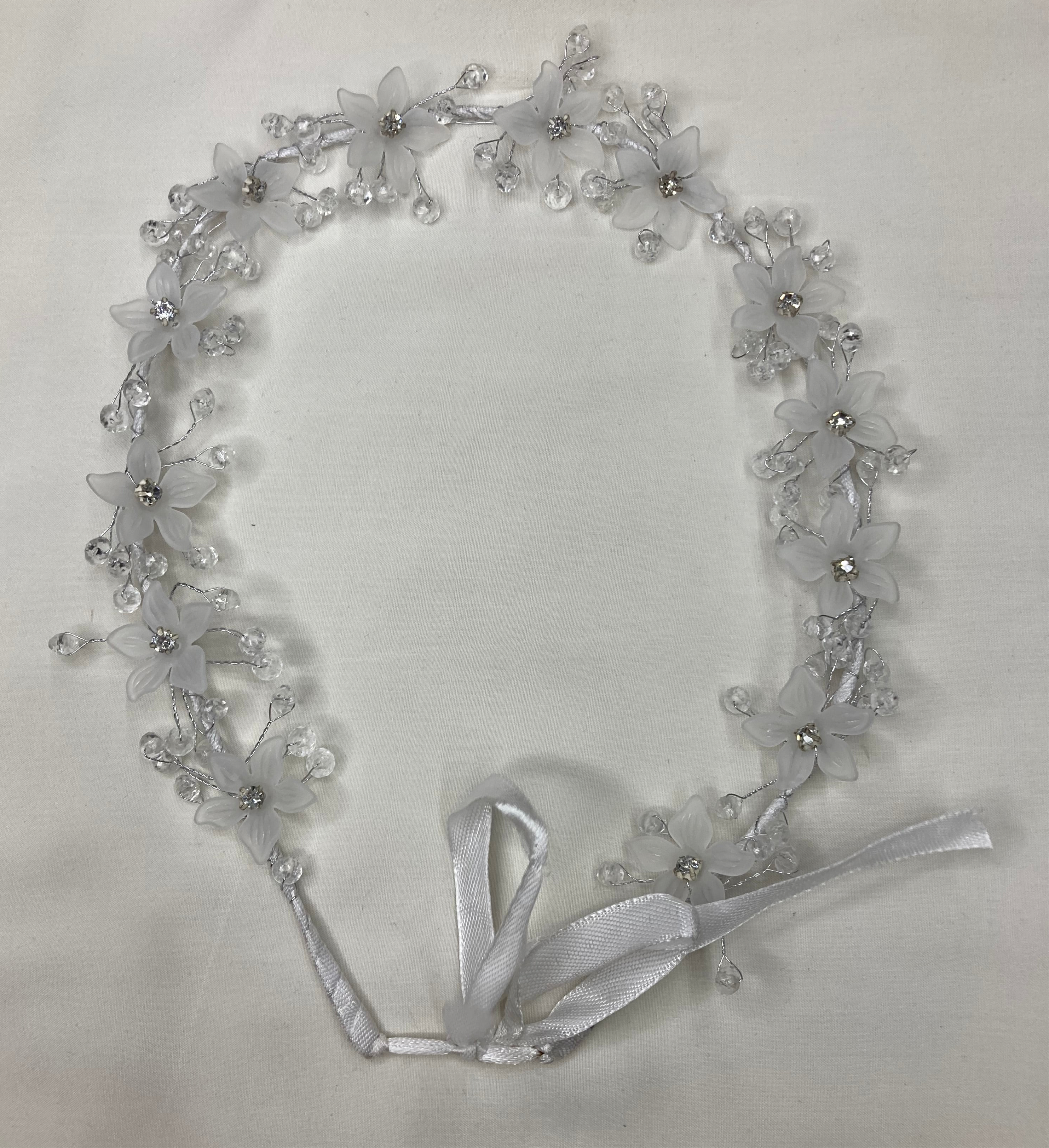 Girls Flower Tiara Headband