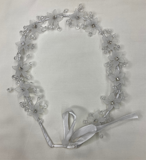Girls Flower Tiara Headband