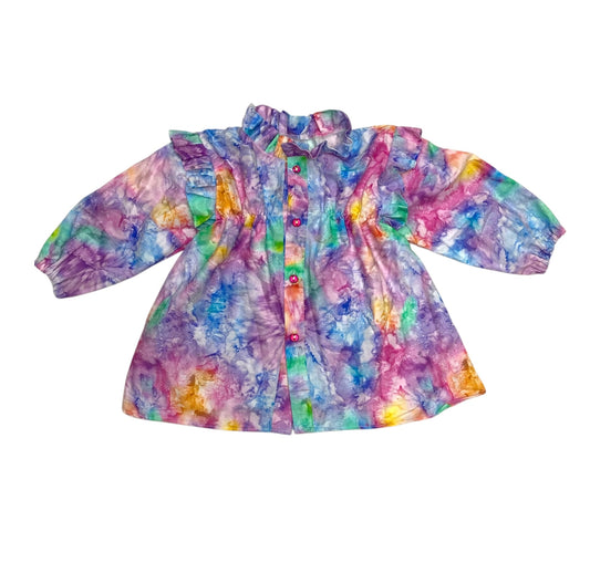 Girls Colorful Cotton Poplin Top