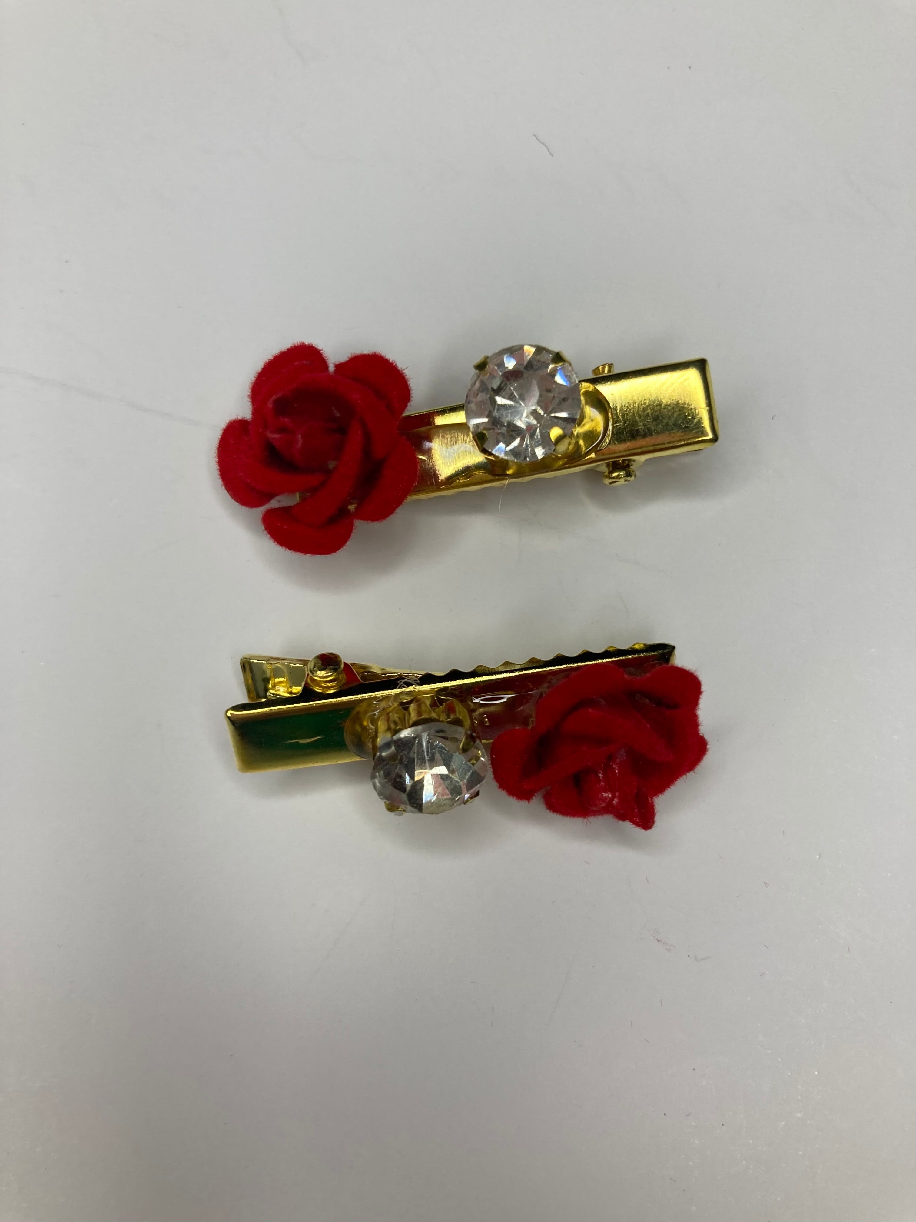 Fancy Flower Alligator Pins