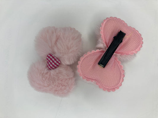 Girls Bow Pins - Pink