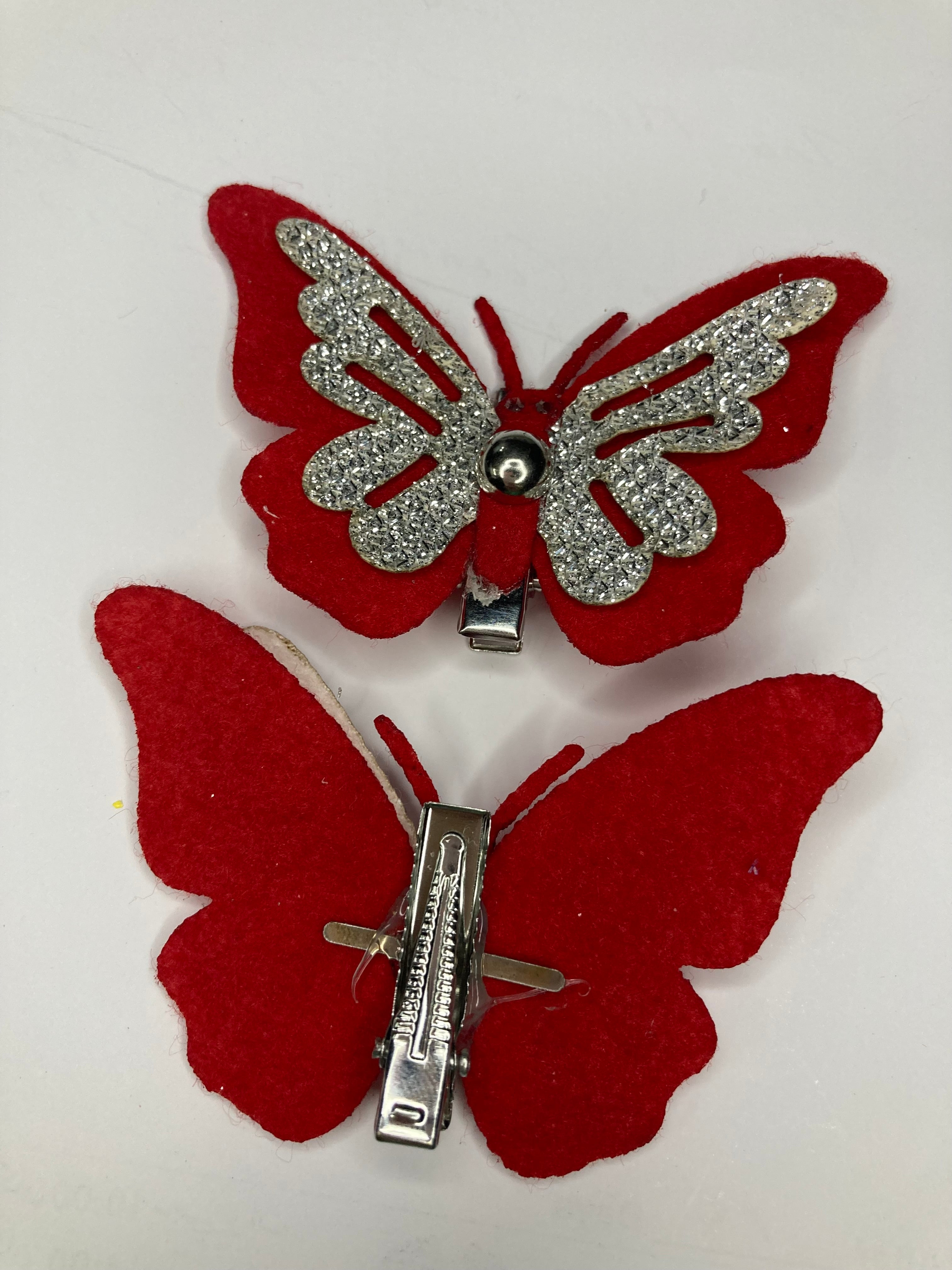 Fancy Butterfly Alligator Pins