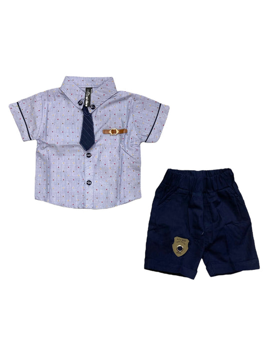 Baby Boy Tie Style Suit 2pc