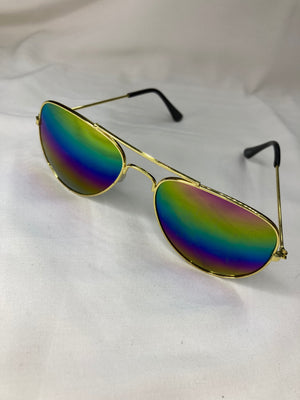 Trendy Sunglasses - Black Golden