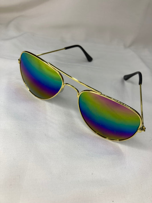 Trendy Sunglasses - Black Golden