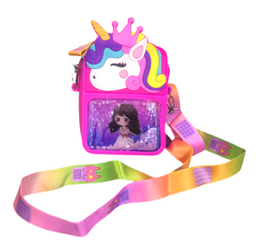 Girls Crossbody Popit Bag - Pink