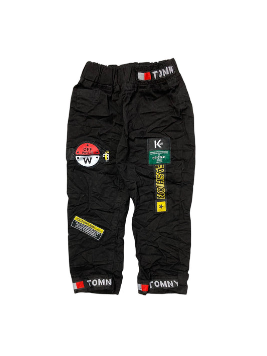 Boys Cargo Pant - Black