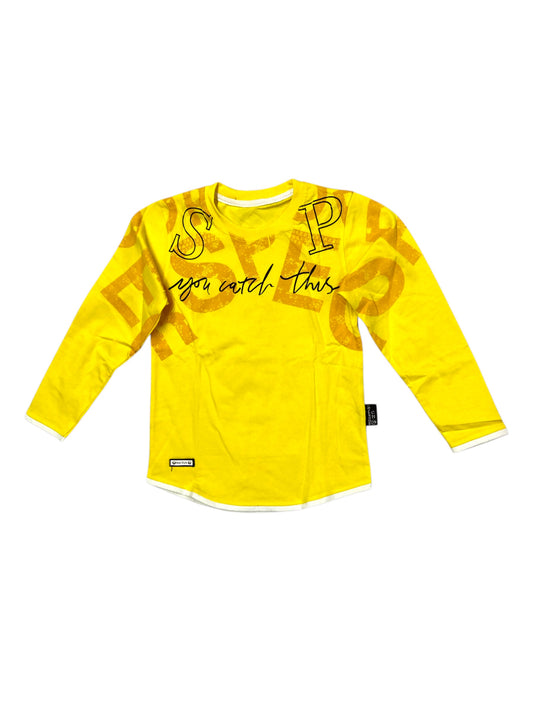 Boys Full Sleeves T - Shirt - Yellow