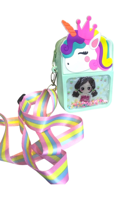 Girls Crossbody Popit Bag - Green