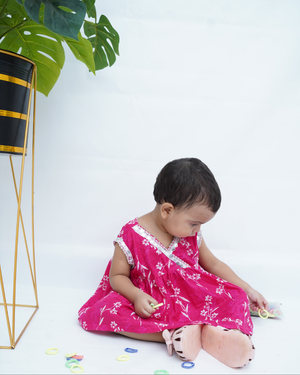 Girls Barbie Vibes Frock Set