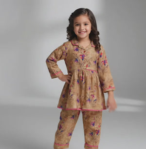 Girls Digital Print Lawn Suit 2pc
