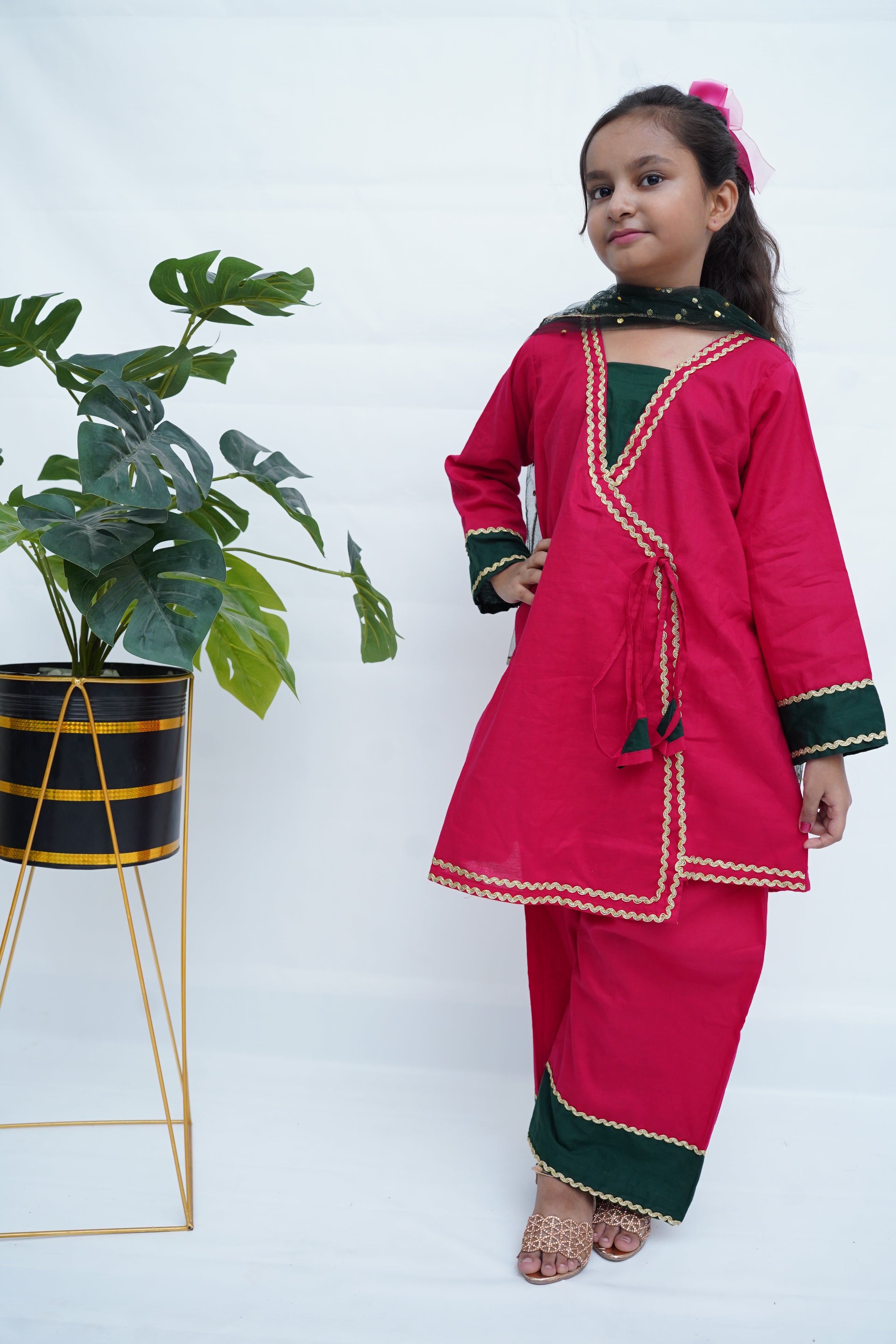 Girls Pink Meadow Luxe Set (3pc)