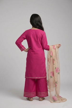 Girls Fuchsia Luxe Set - 3pc