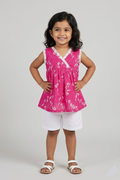 Girls Barbie Vibes Frock Set