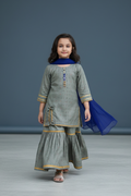 Girls Royal Luxe Gharara Set 3pc