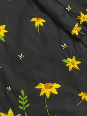 Girls Hand Embroided Suit - 2pc