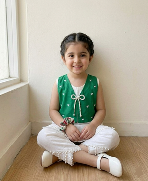 Girls Azadi Suit - 2pc
