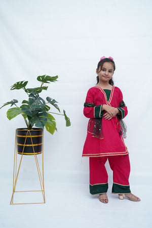 Girls Pink Meadow Luxe Set (3pc)