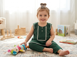 Girls Azadi Green 2pc Set