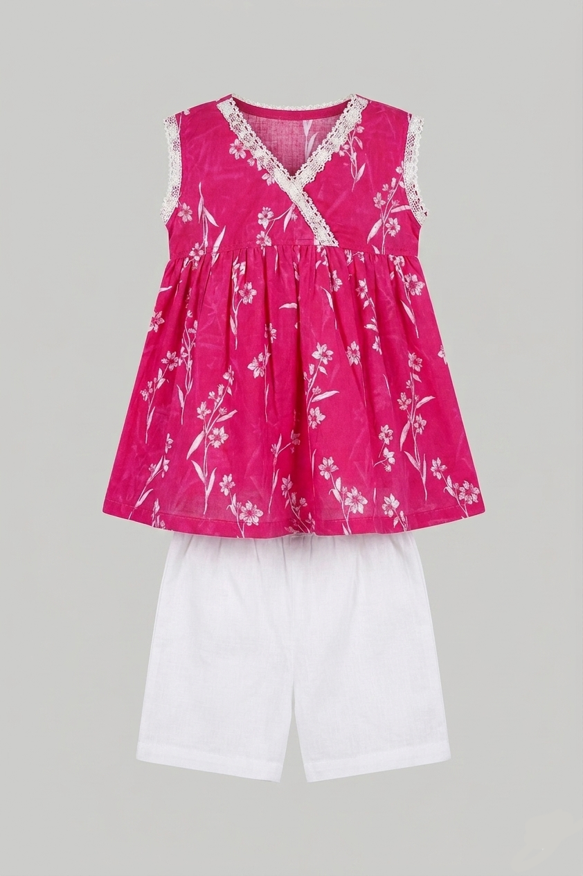 Girls Barbie Vibes Frock Set