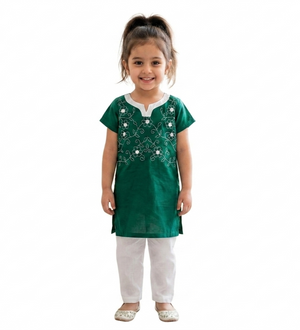 Girls Hand Embroided Suit 2pc