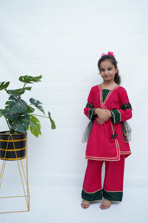 Girls Pink Meadow Luxe Set (3pc)