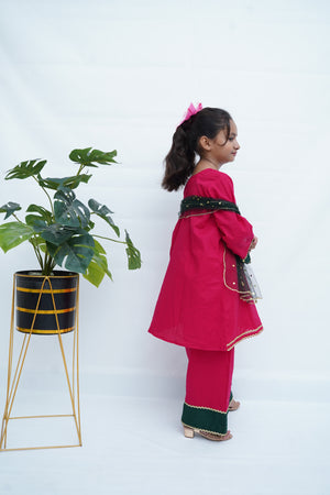 Girls Pink Meadow Luxe Set (3pc)