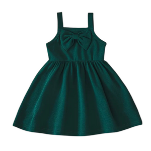 Girls Azadi Green and White Frock - Set of 2