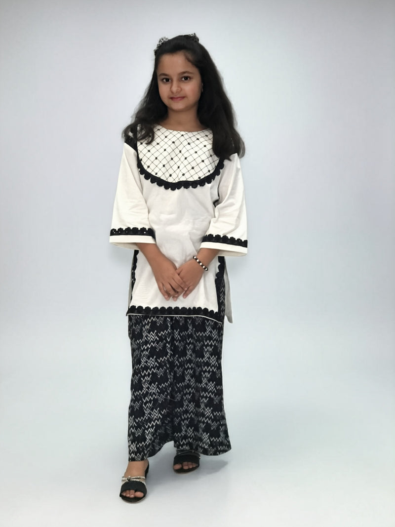 Girls Monochrome Chic Set - 3pc